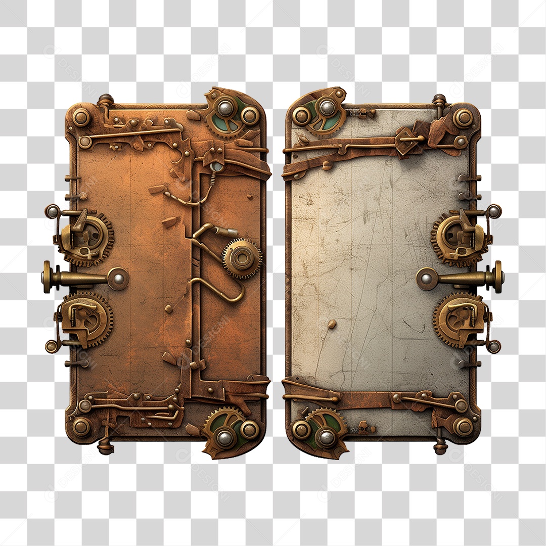 Páginas Livros com Engrenagem PNG Transparente