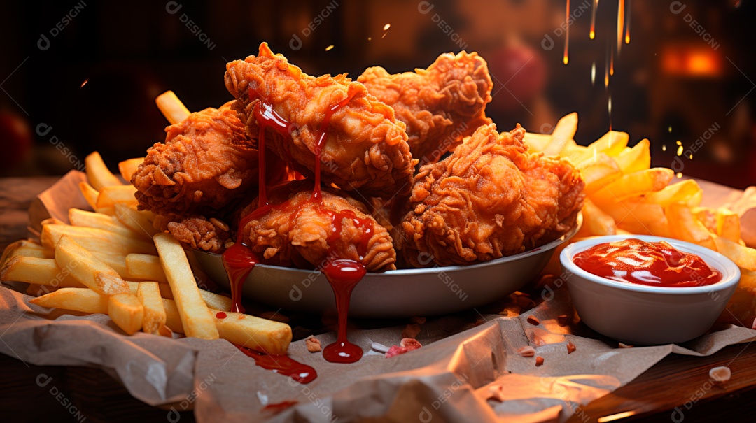 Dia Internacional do Frango Frito, 6 de julho Generative.