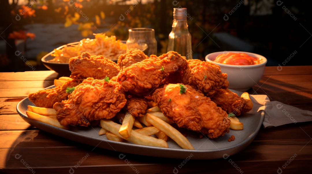 Dia Internacional do Frango Frito, 6 de julho Generative.