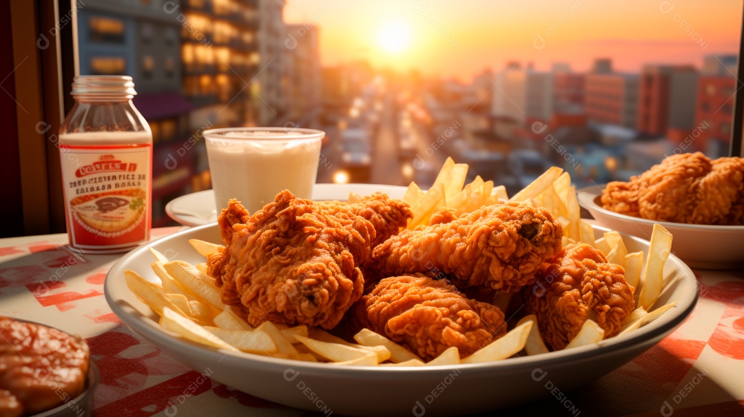 Dia Internacional do Frango Frito, 6 de julho Generative.