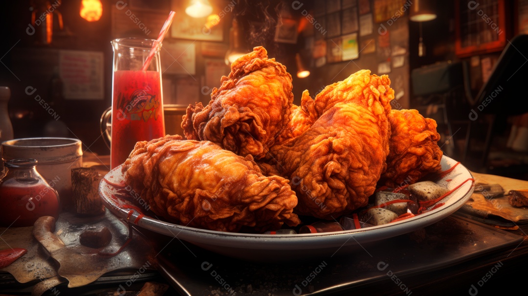 Dia Internacional do Frango Frito, 6 de julho Generative.