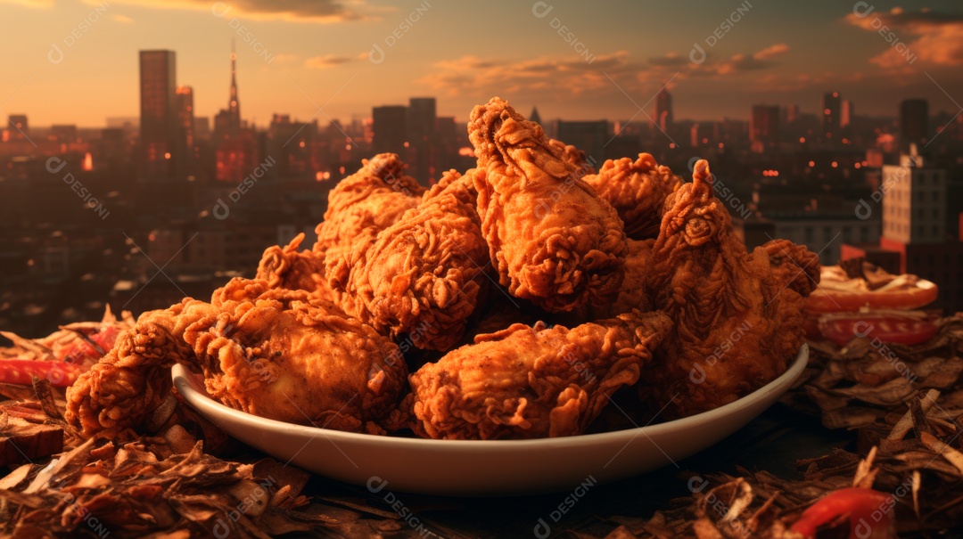 Dia Internacional do Frango Frito, 6 de julho Generative.