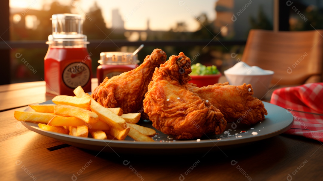 Dia Internacional do Frango Frito, 6 de julho Generative.