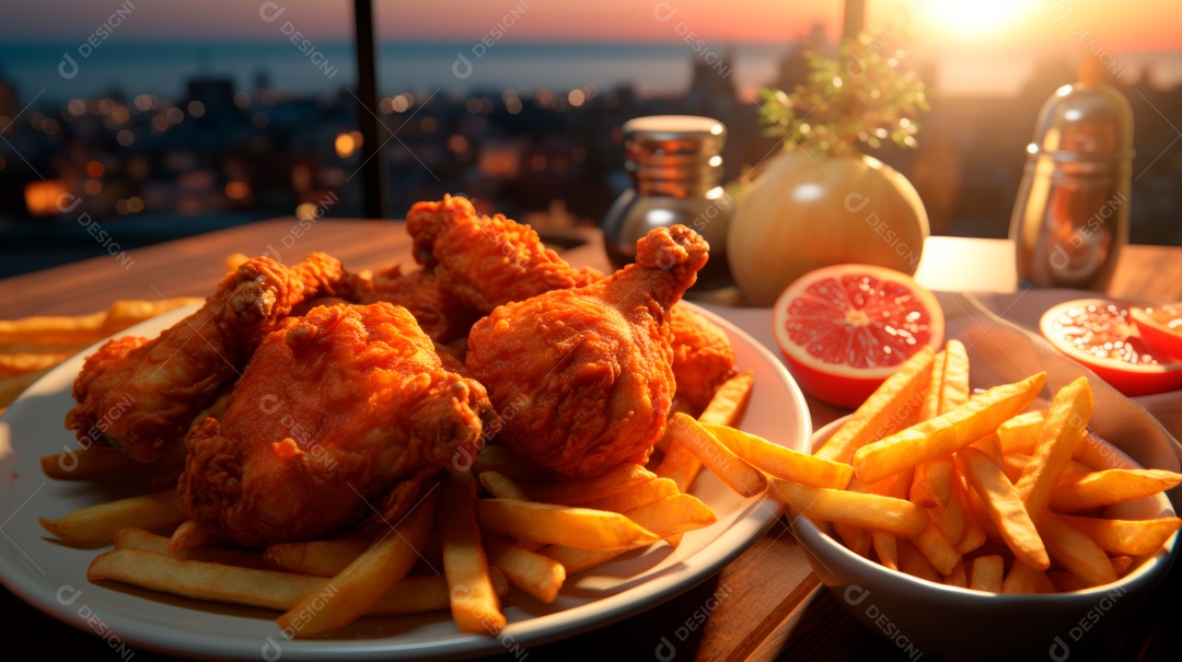 Dia Internacional do Frango Frito, 6 de julho Generative.