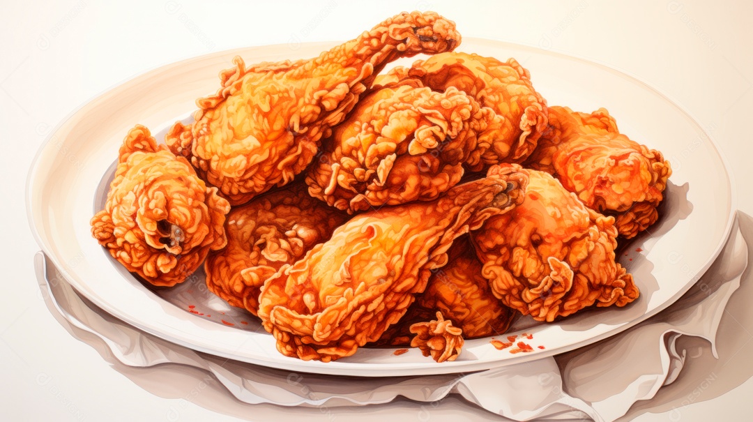 Dia Internacional do Frango Frito, 6 de julho Generative.