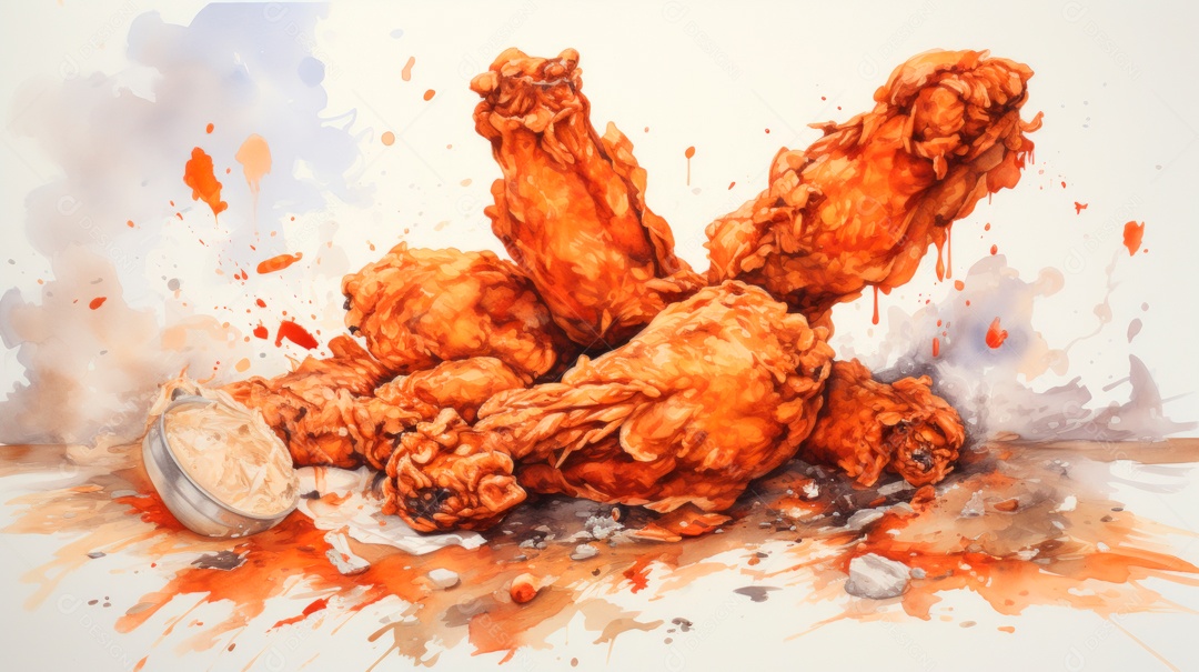 Dia Internacional do Frango Frito, 6 de julho Generative.