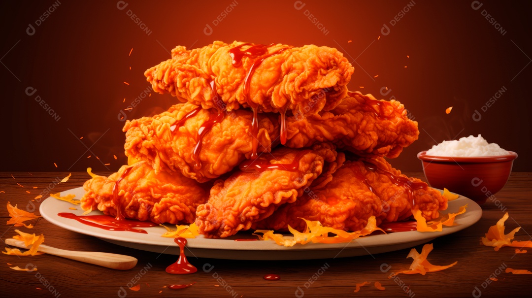 Dia Internacional do Frango Frito, 6 de julho Generative.