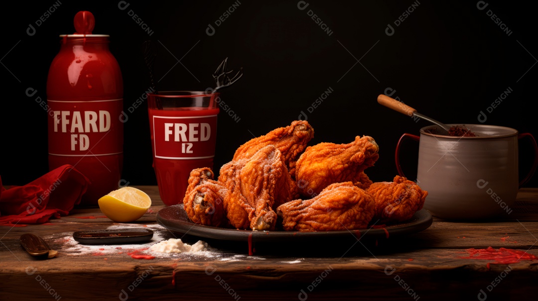 Dia Internacional do Frango Frito, 6 de julho Generative.