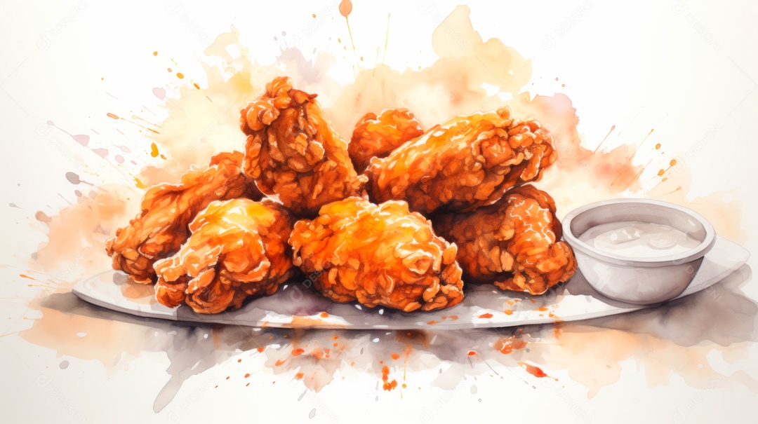 Dia Internacional do Frango Frito, 6 de julho Generative.