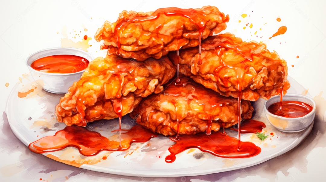 Dia Internacional do Frango Frito, 6 de julho Generative.