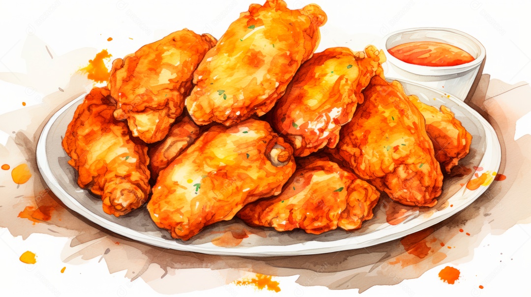 Dia Internacional do Frango Frito, 6 de julho Generative.