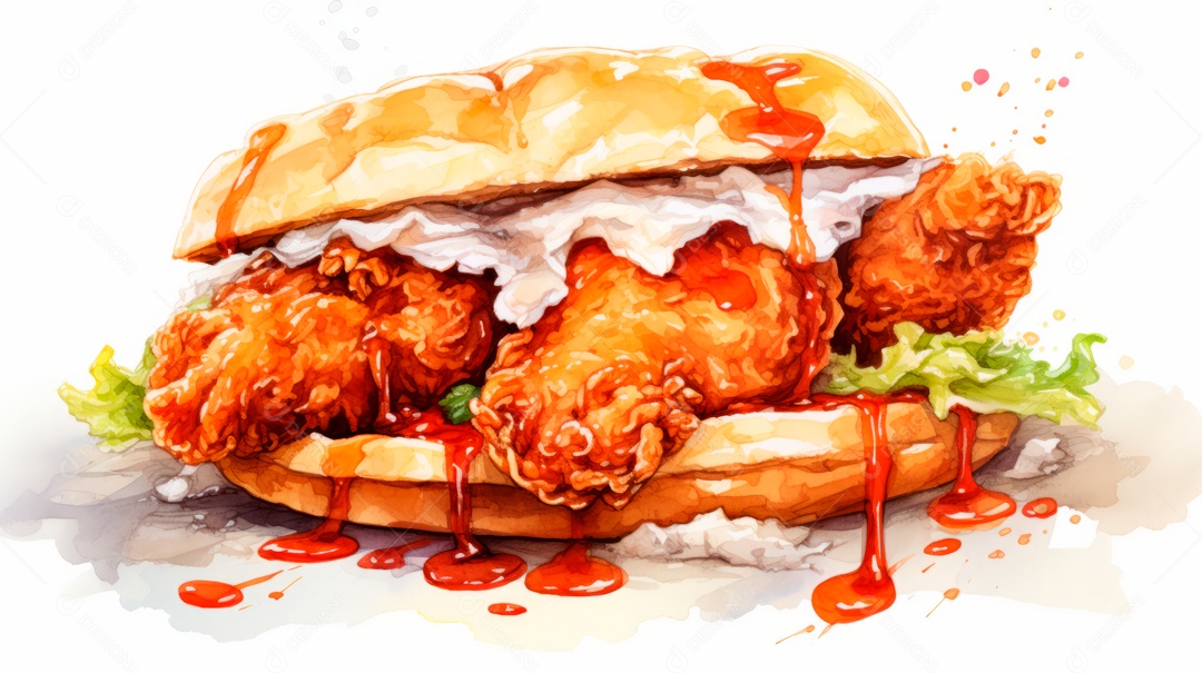 Dia Internacional do Frango Frito, 6 de julho Generative.