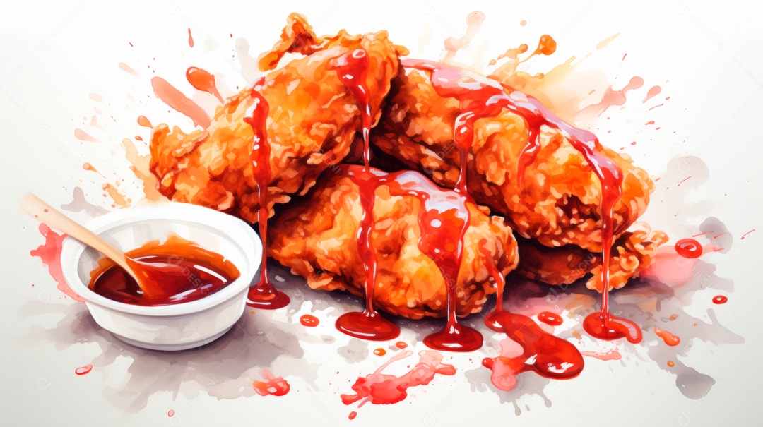 Dia Internacional do Frango Frito, 6 de julho Generative.