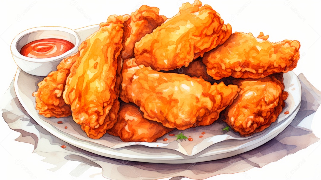 Dia Internacional do Frango Frito, 6 de julho Generative.