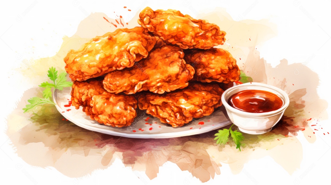 Dia Internacional do Frango Frito, 6 de julho Generative.