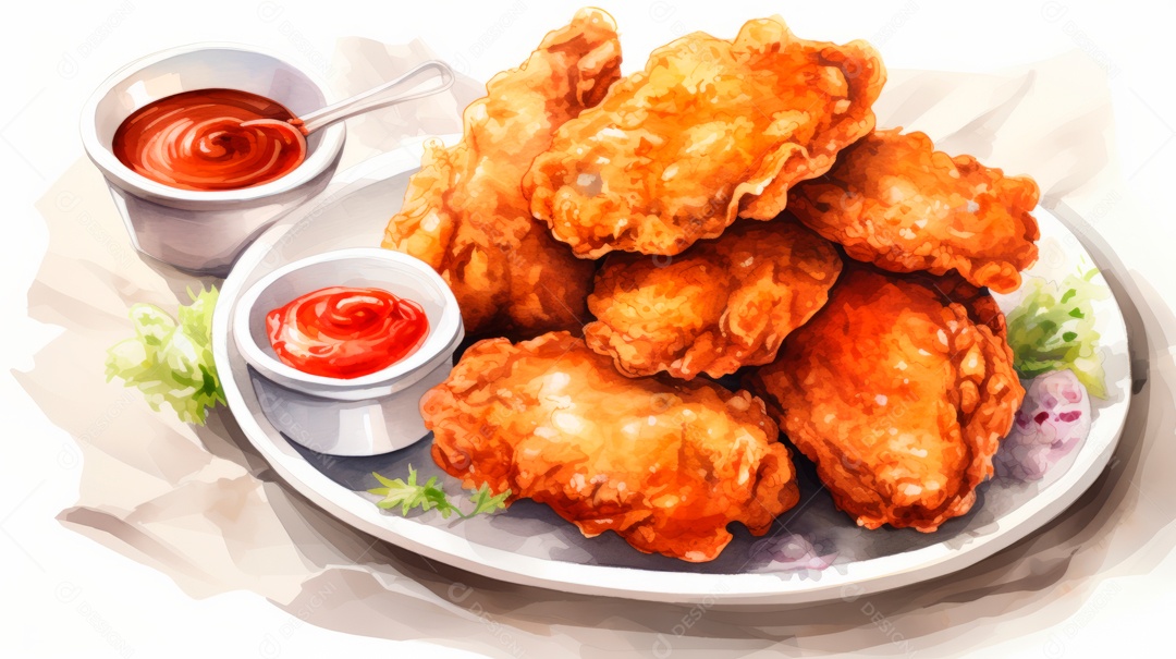 Dia Internacional do Frango Frito, 6 de julho Generative.