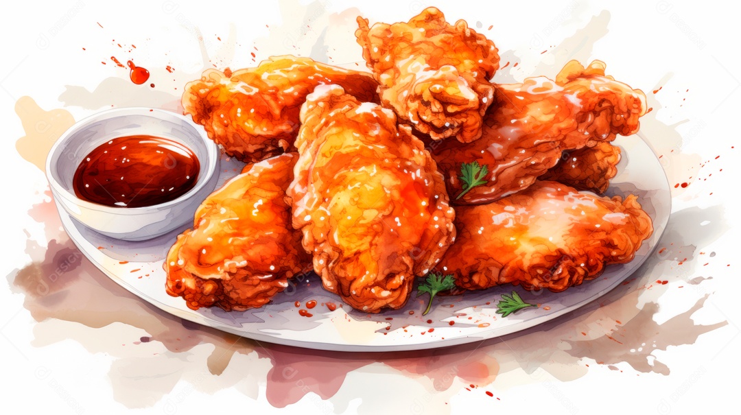 Dia Internacional do Frango Frito, 6 de julho Generative.