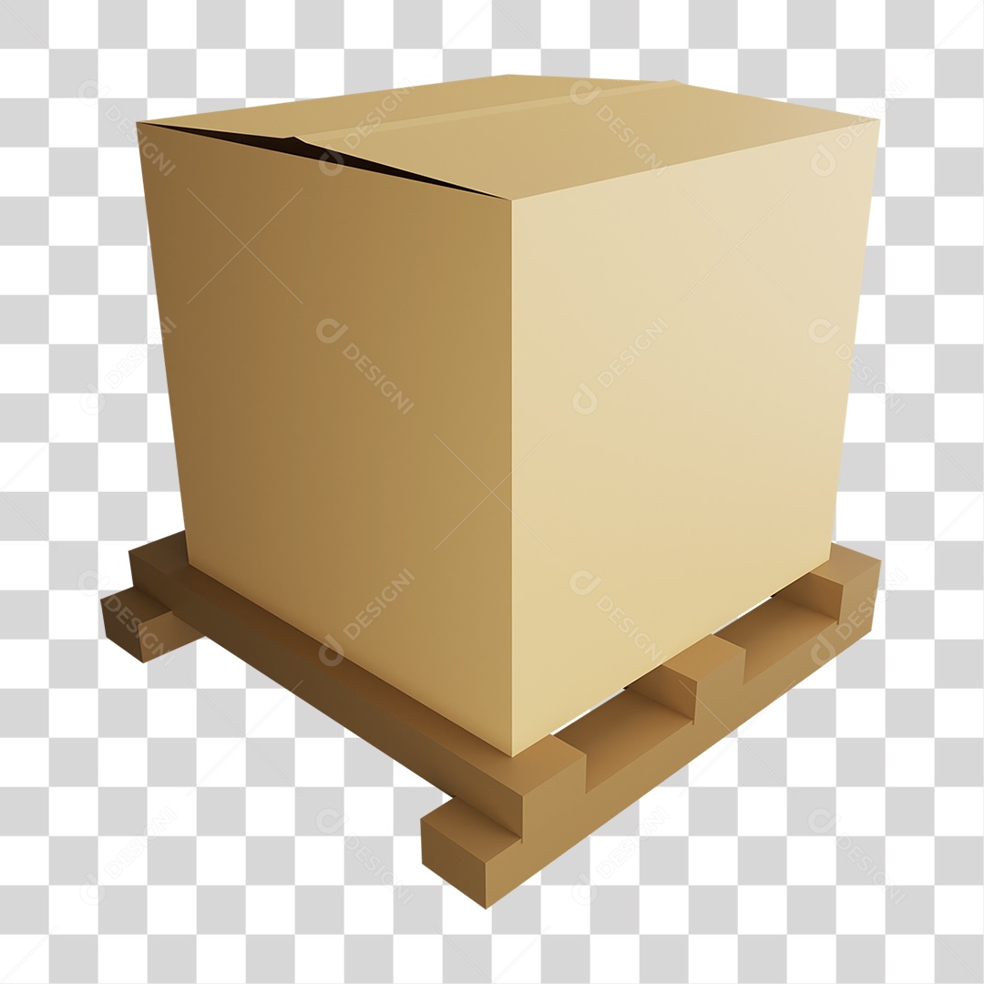 Caixas de Mercadorias PNG Transparente