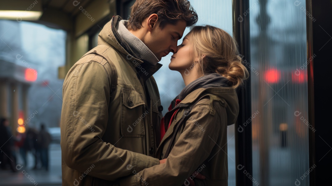 Dia Internacional do Beijo, 13 de abril IA generativa.