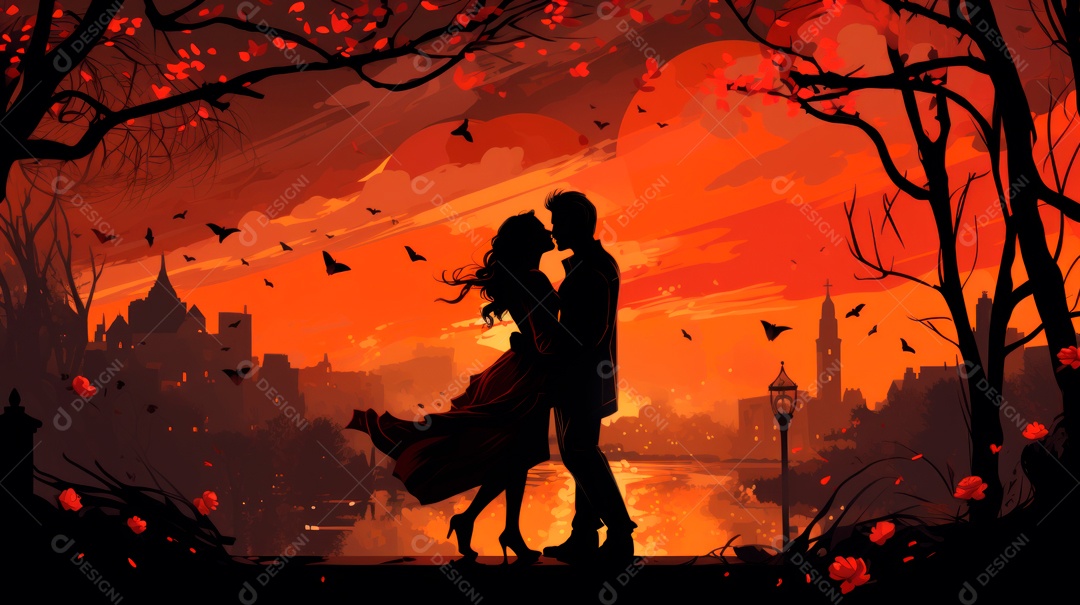 Dia Internacional do Beijo, 13 de abril IA generativa.