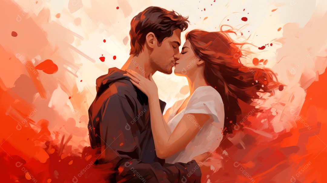 Dia Internacional do Beijo, 6 de julho IA generativa.