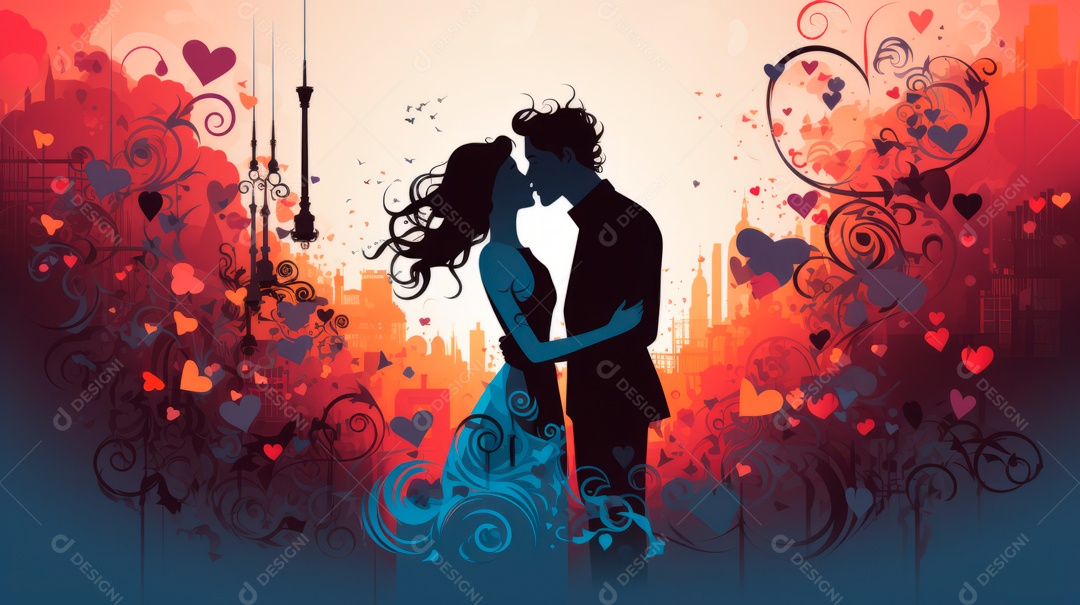 Dia Internacional do Beijo, 6 de julho IA generativa.