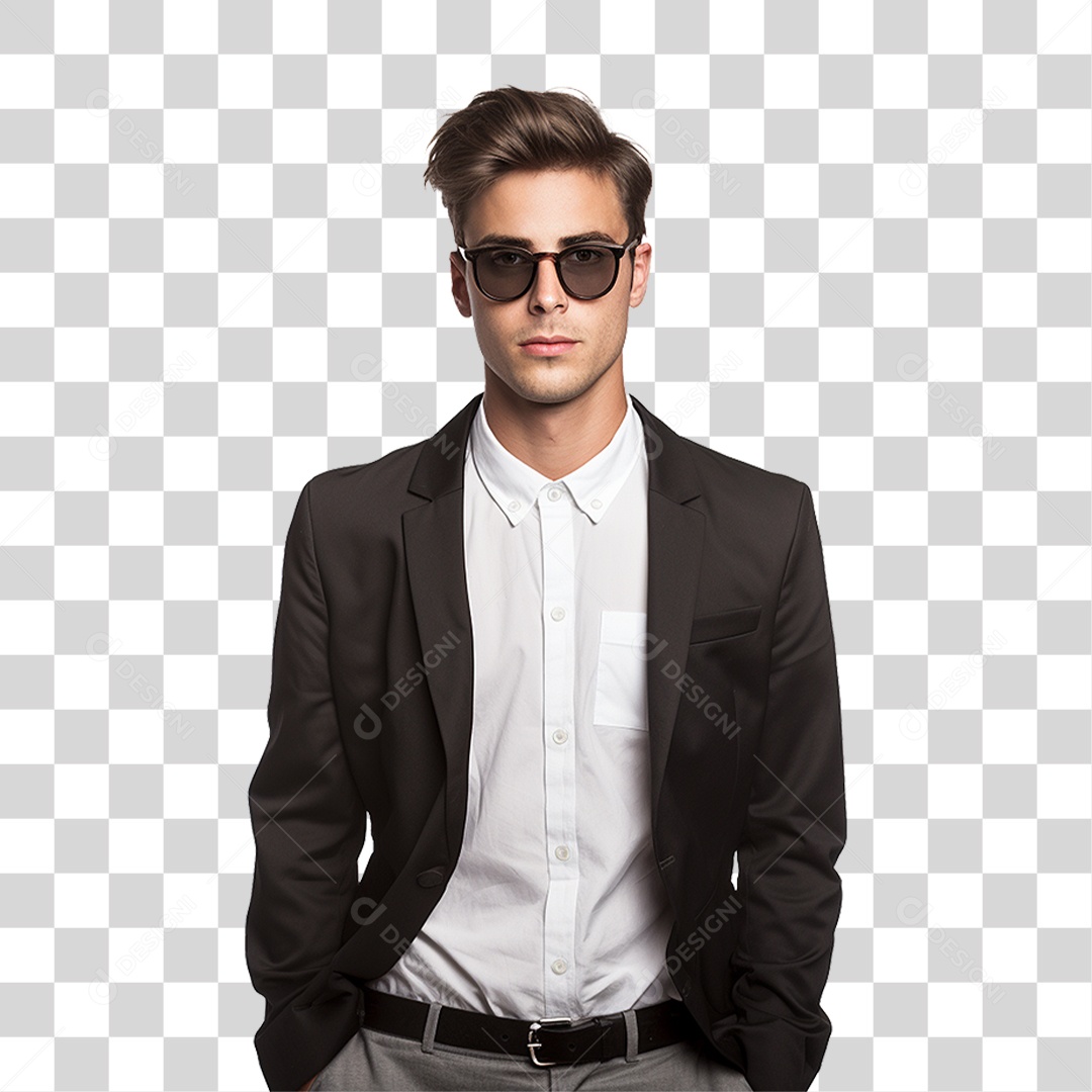 Homem Estiloso Roupas Modas PNG Transparente