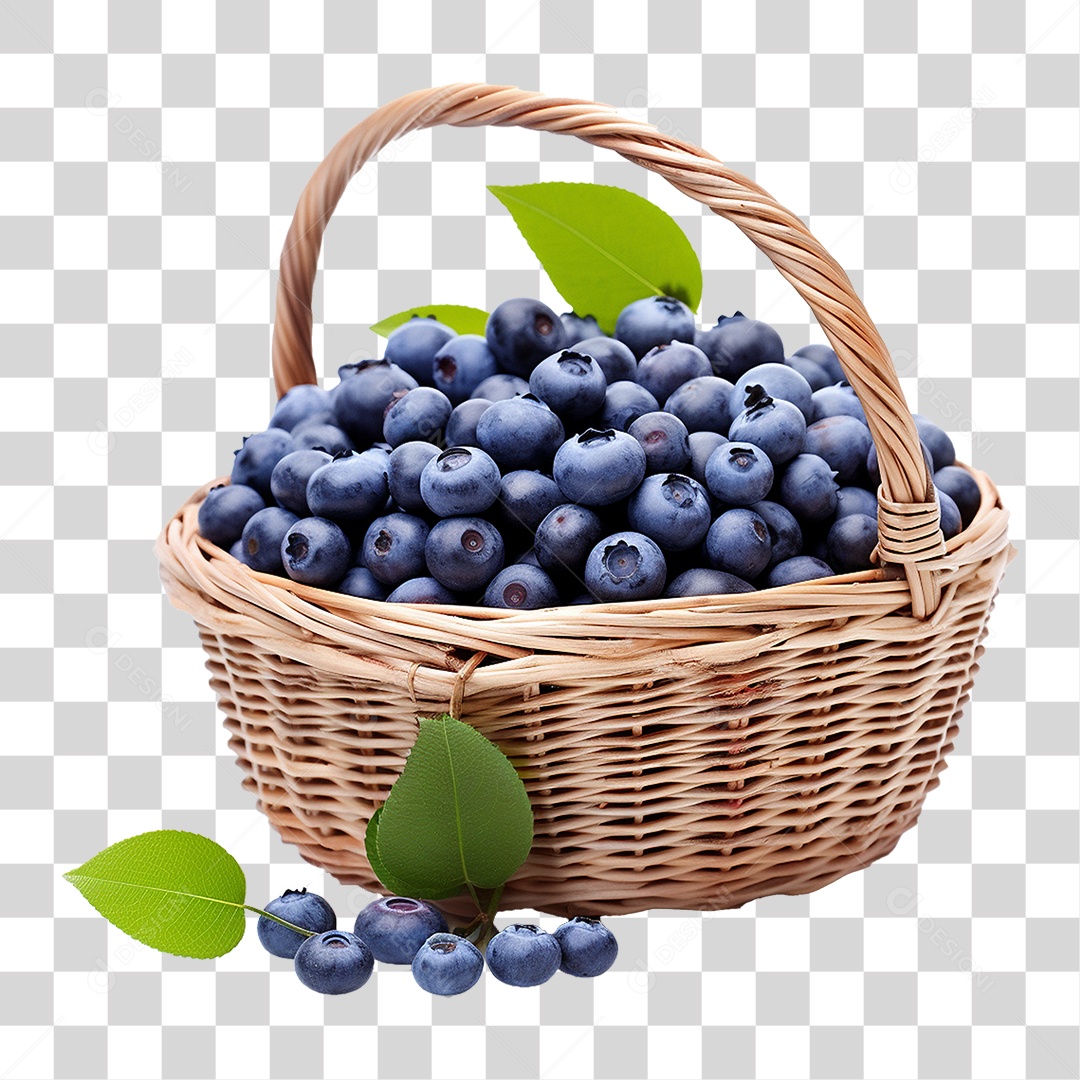 Frutas Mirtilos PNG Transparente