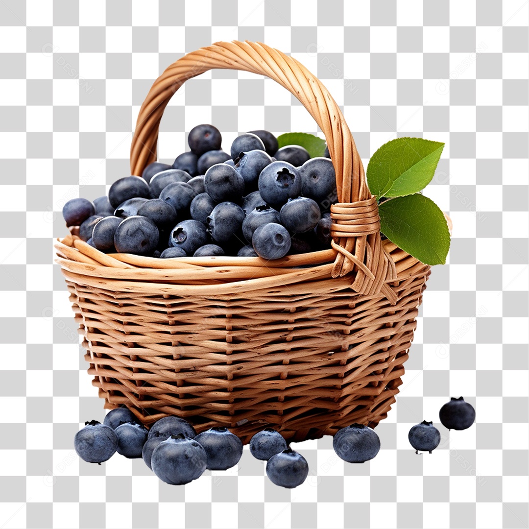 Frutas Mirtilos PNG Transparente