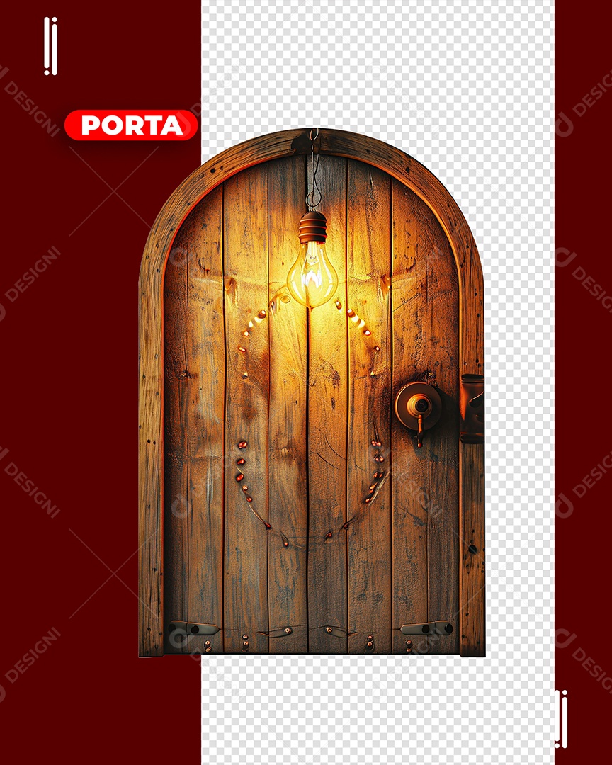 Porta Elemento 3D para Composição PSD