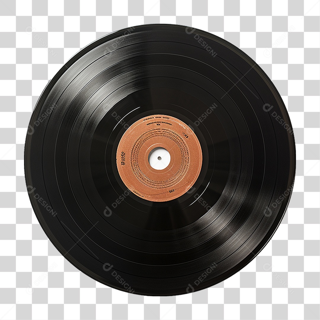 Disco Vinil PNG Transparente