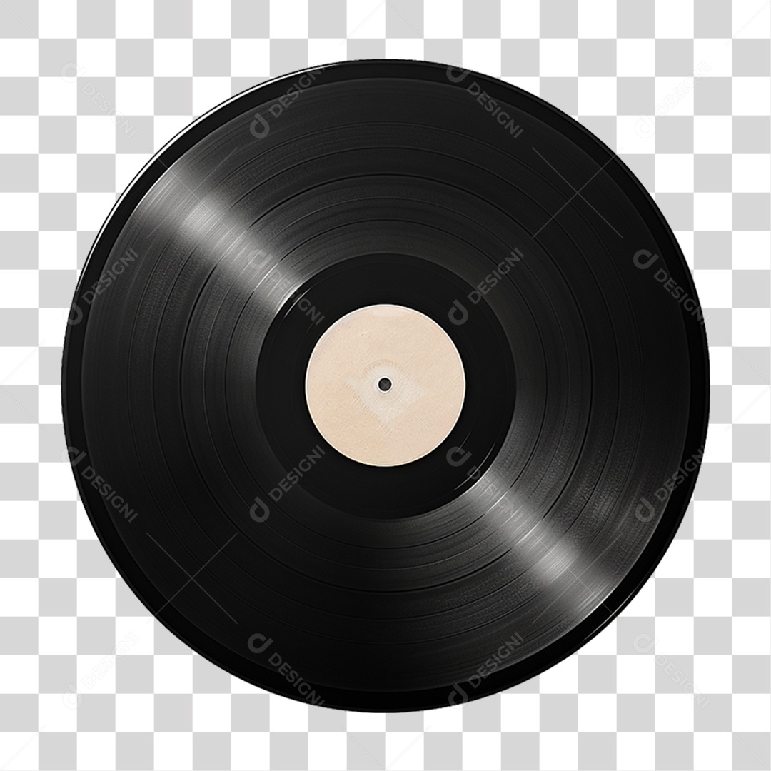 Disco Vinil PNG Transparente
