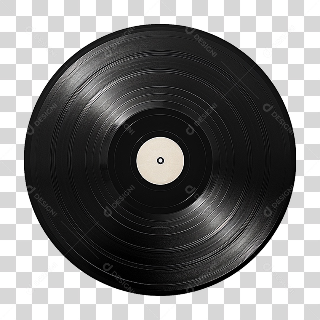 Disco Vinil PNG Transparente