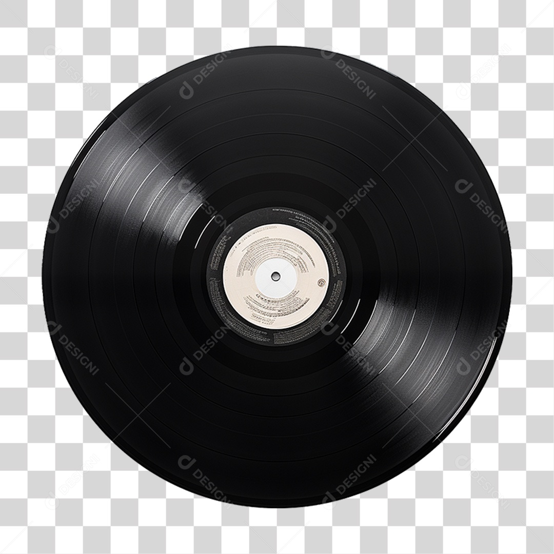 Disco Vinil PNG Transparente