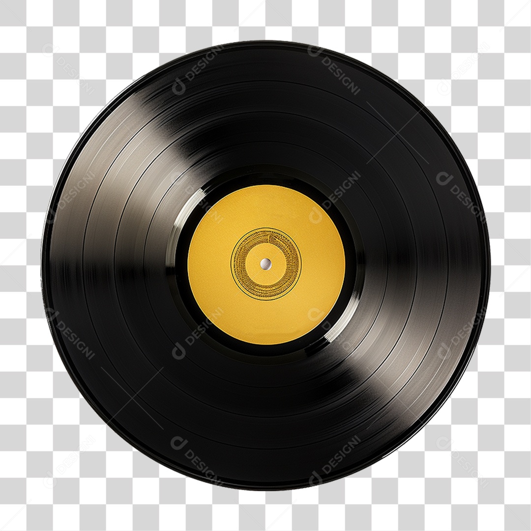 Disco Vinil PNG Transparente