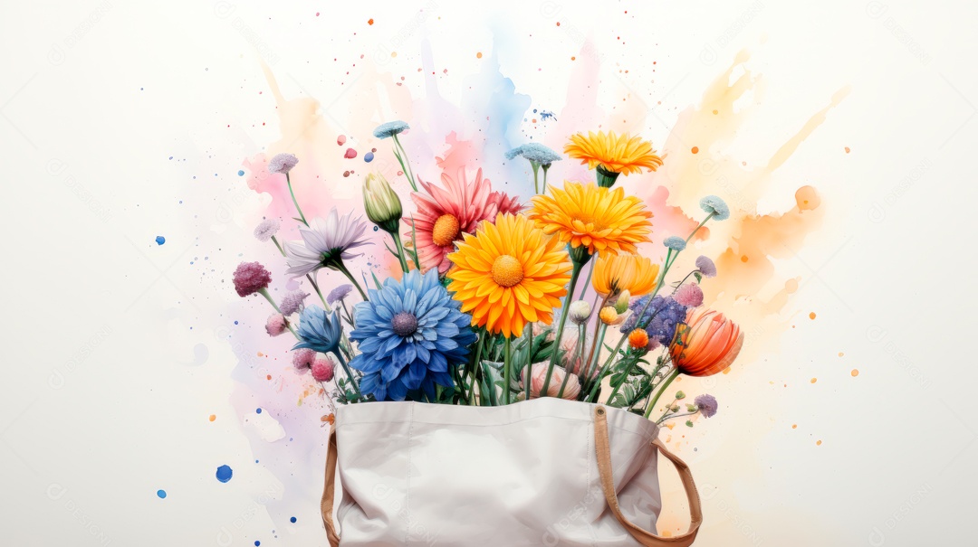 Dia internacional sem sacolas plásticas, 2 de julho, IA generativa.