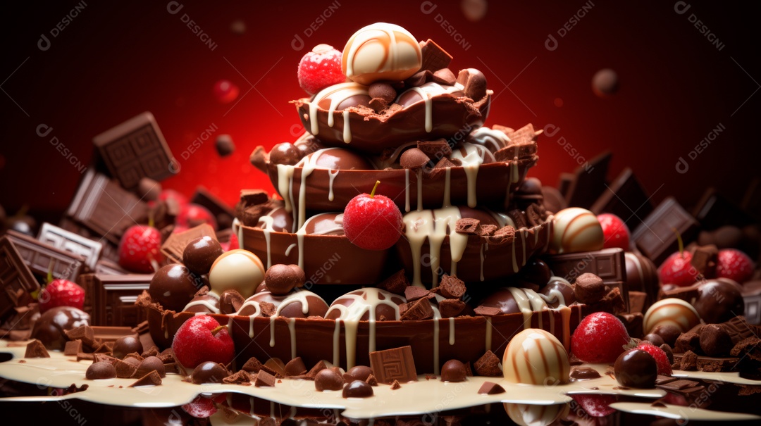 Dia Mundial do Chocolate, 07 de julho IA generativa.