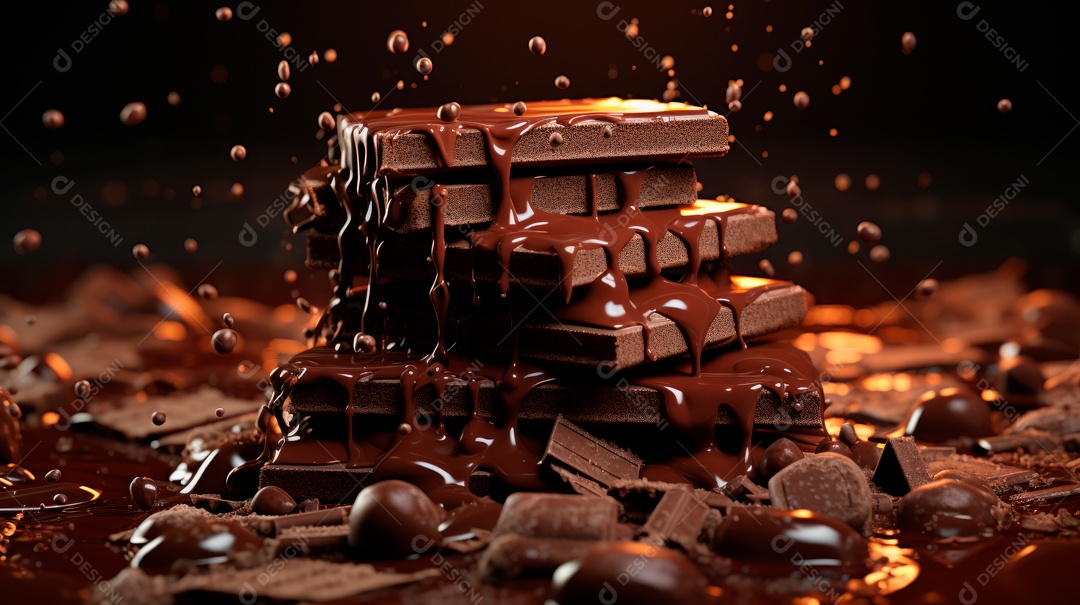 Dia Mundial do Chocolate, 07 de julho IA generativa.