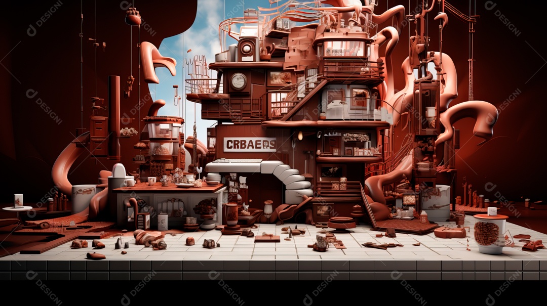 Dia Mundial do Chocolate, 07 de julho IA generativa.