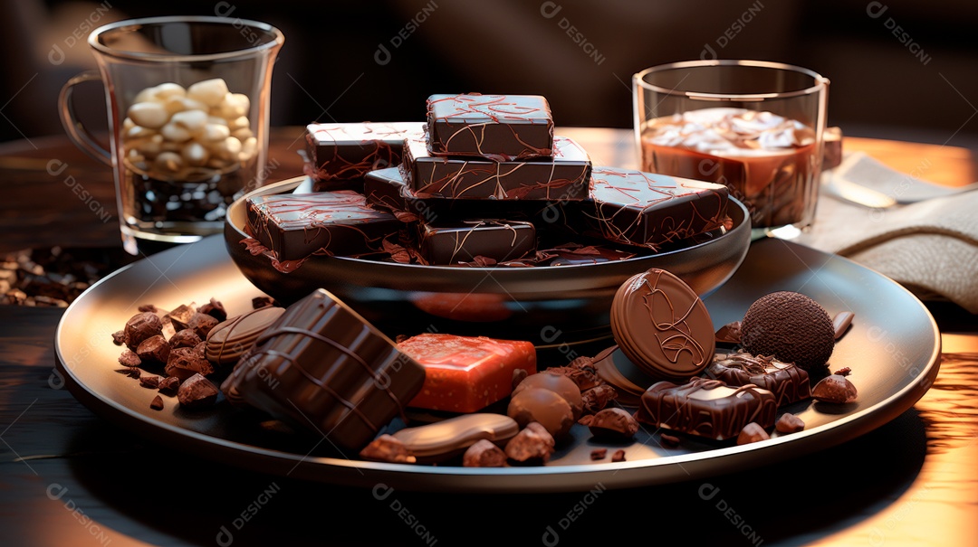 Dia Mundial do Chocolate, 07 de julho IA generativa.