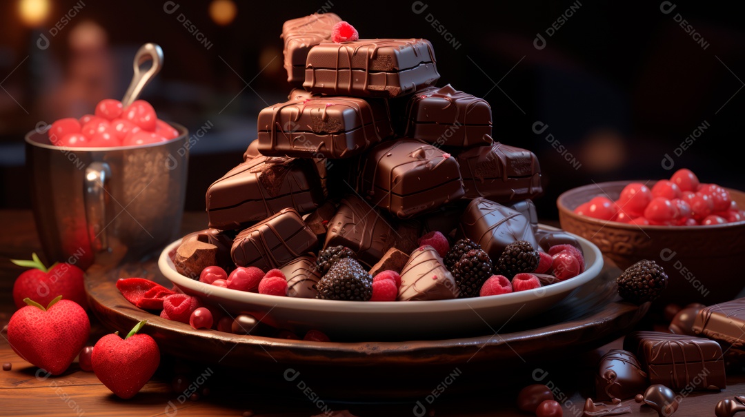 Dia Mundial do Chocolate, 07 de julho IA generativa.