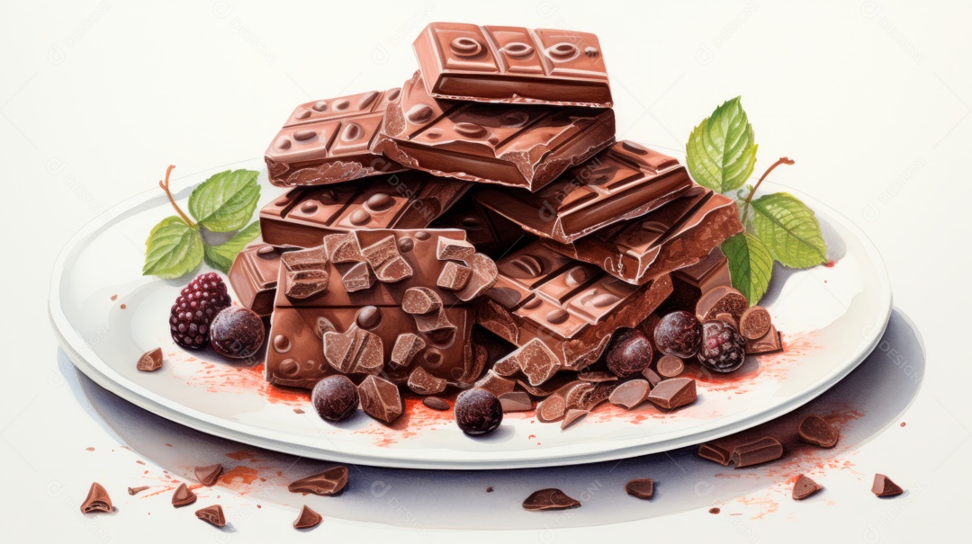 Dia Mundial do Chocolate, 07 de julho IA generativa.