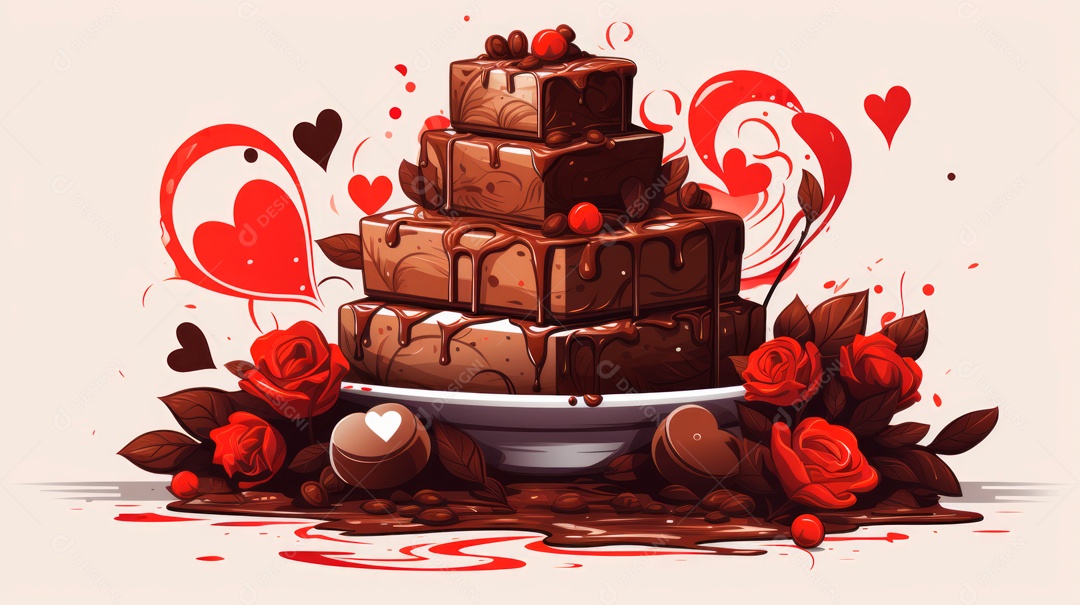 Dia Mundial do Chocolate, 07 de julho IA generativa.