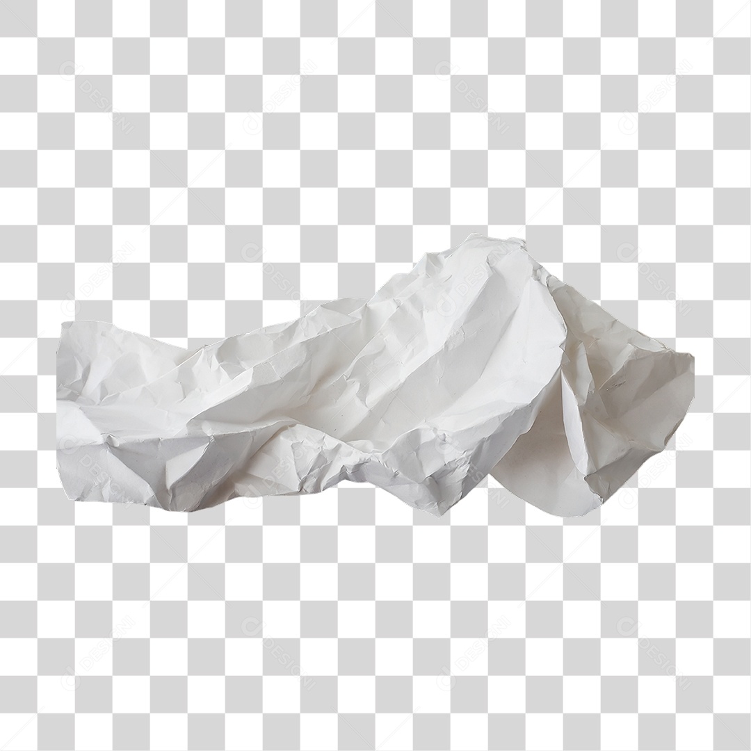 Papel Amassado PNG Transparente