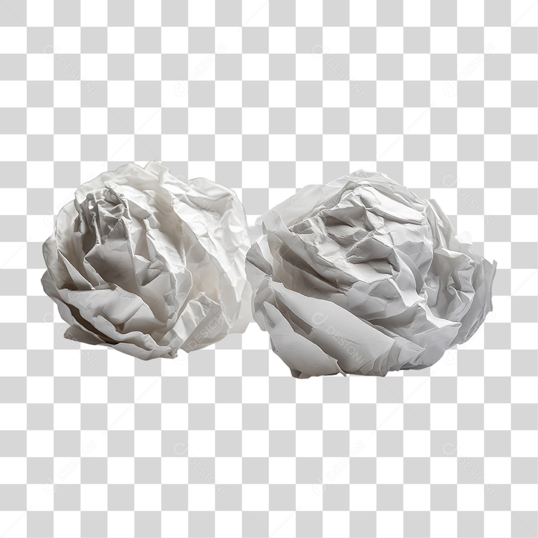 Papel Amassado PNG Transparente
