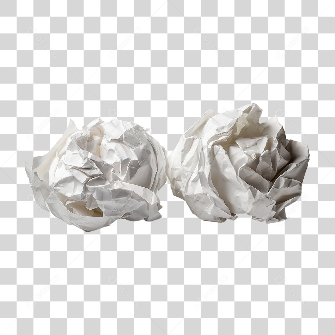 Papel Amassado PNG Transparente