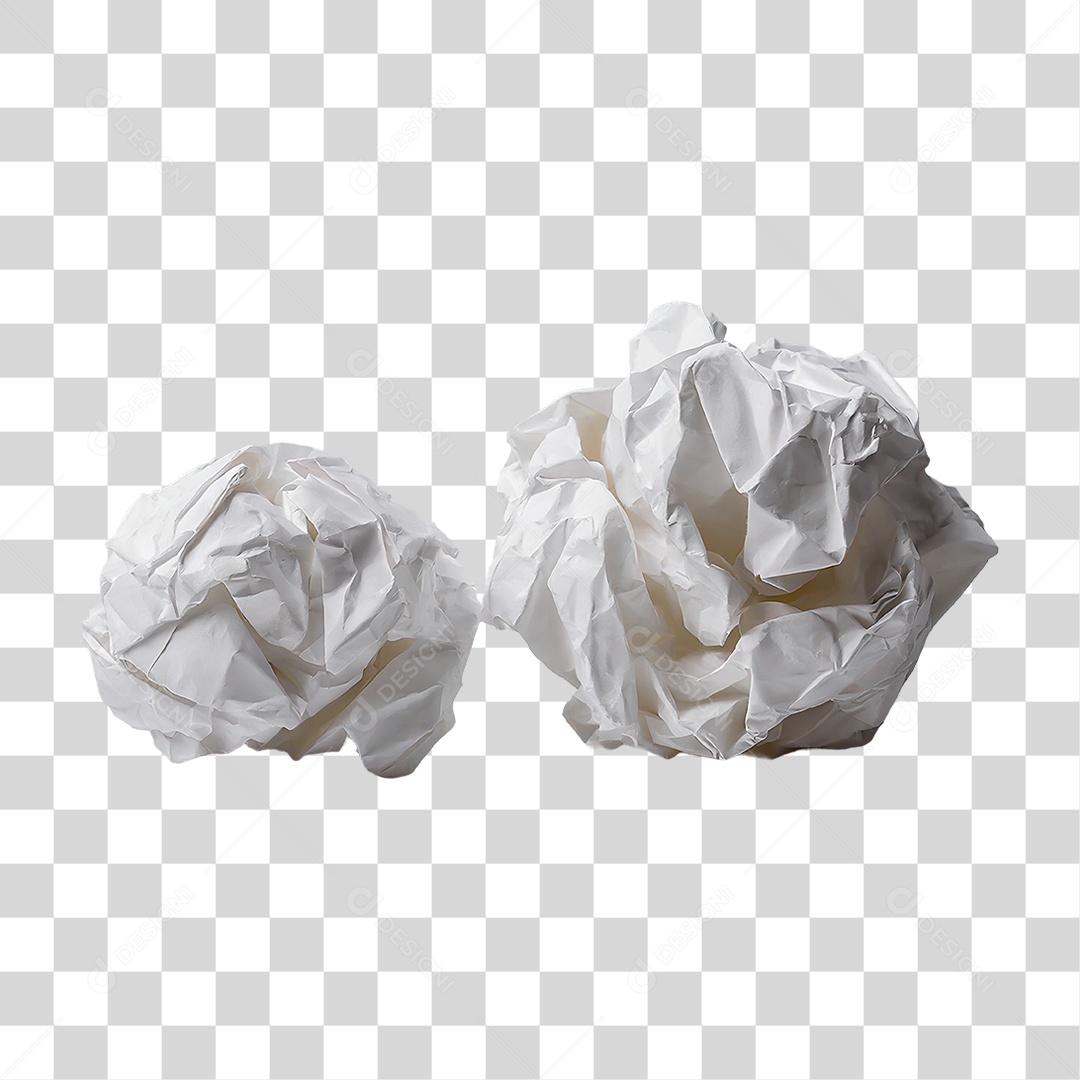 Papel Amassado PNG Transparente