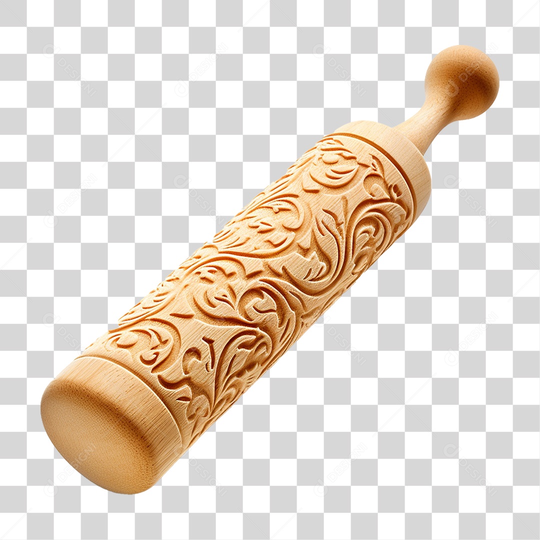 Rolo de Madeira PNG Transparente