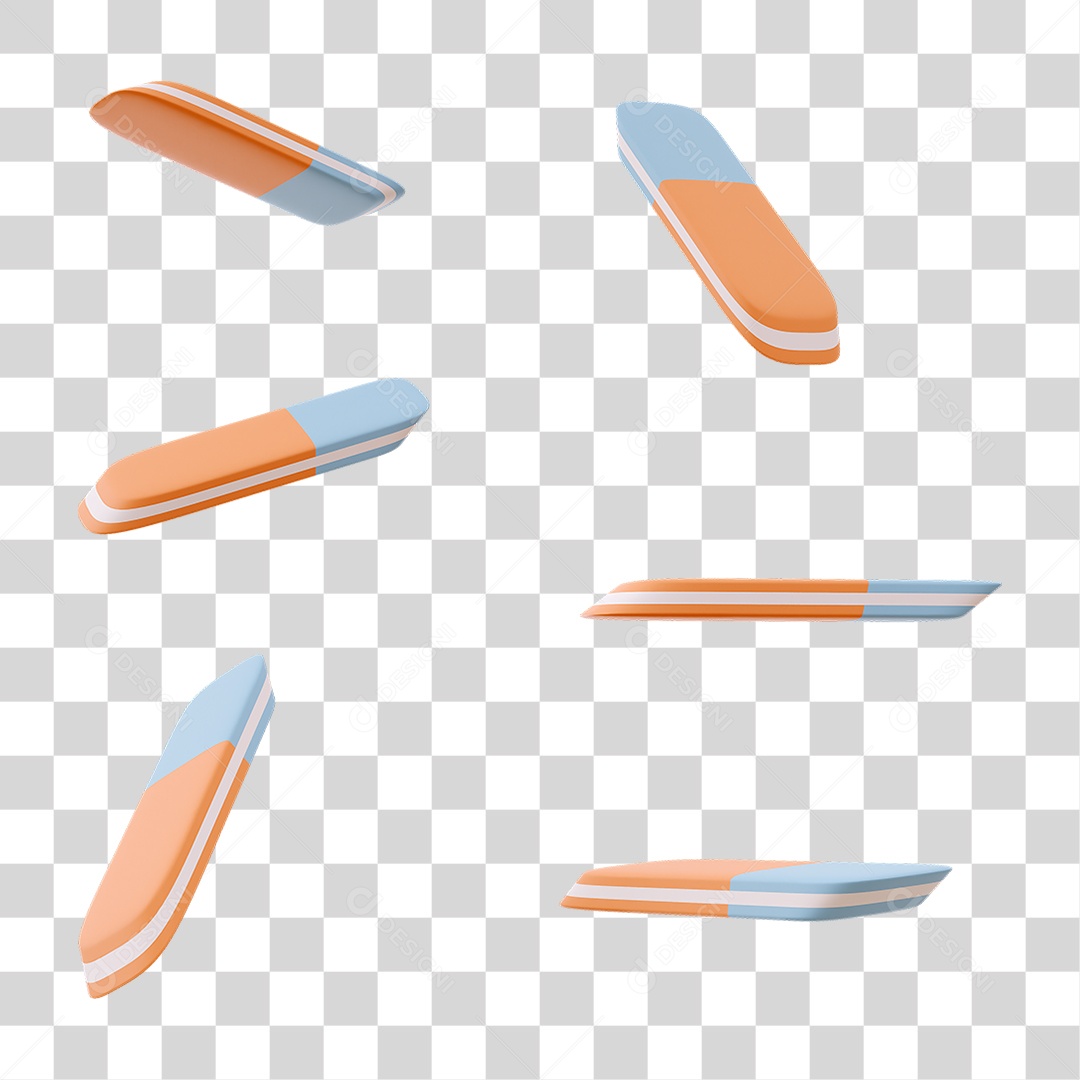 Borracha Duas Cores PNG Transparente