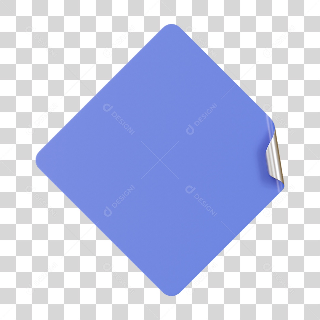 Adesivo Losango Plástico PNG Transparente